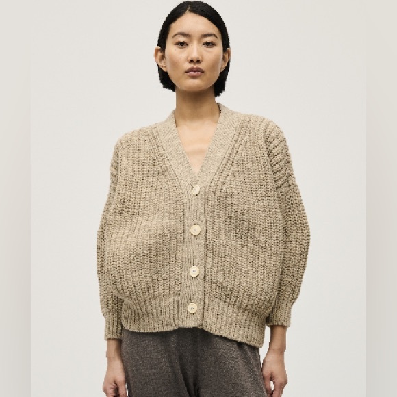 Babaa No. 19 Cardigan in Mist - Picture 1 of 10